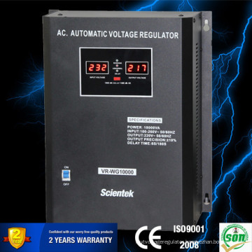 Hot!!SCIENTEK Full Range Automatic Voltage Stabilizer 10000va 6000w with meter display